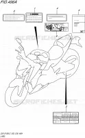 LABEL (GSX S1000L7 E33) for Suzuki GSX-S 1000 2017