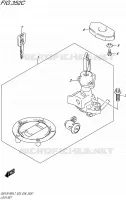 LOCK SET (GSX S1000AL7 E28) for Suzuki GSX-S 1000 2017