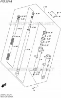 FRONT FORK for Suzuki INAZUMA 250 2015