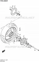 REAR WHEEL for Suzuki INAZUMA 250 2015