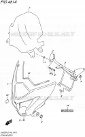 FAIRING   LABELS for Suzuki INAZUMA 250 2015