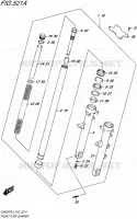 FRONT FORK for Suzuki INAZUMA 250 2015