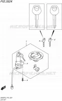 LOCK SET for Suzuki INAZUMA 250 2015