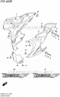 LOWER FAIRING (FOR AGQ) for Suzuki INAZUMA 250 2015