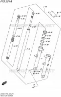 FRONT FORK for Suzuki INAZUMA 250 2017