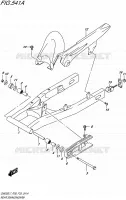 SWINGARM for Suzuki INAZUMA 250 2017