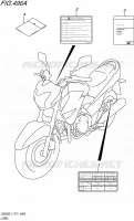 LABEL for Suzuki INAZUMA 250 2017