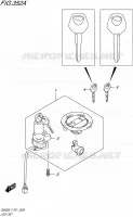 LOCK SET for Suzuki INAZUMA 250 2017