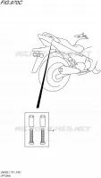 OPTIONS (HOOK SET PILLION HANDLE) for Suzuki INAZUMA 250 2017