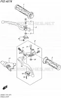 HANDGRIPS   LEVERS  for Suzuki INAZUMA 250 2017