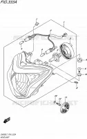 HEADLIGHT for Suzuki INAZUMA 250 2017