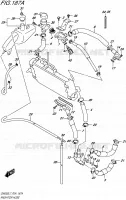RADIATOR HOSE for Suzuki INAZUMA 250 2017