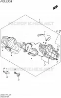 SPEEDOMETER for Suzuki INAZUMA 250 2017