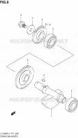 CRANK BALANCER for Suzuki KINGQUAD 400 2011