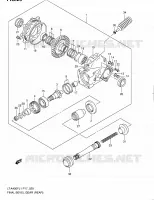 DRIVESHAFT (ARRIERE) for Suzuki KINGQUAD 400 2011