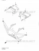 FOOTREST for Suzuki KINGQUAD 400 2011
