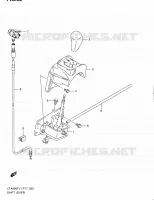 GEAR LEVER for Suzuki KINGQUAD 400 2011