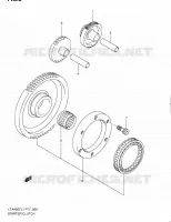 STARTER MOTOR CLUTCH for Suzuki KINGQUAD 400 2011