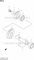 CRANK BALANCER for Suzuki KINGQUAD 400 2012