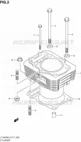 CYLINDER for Suzuki KINGQUAD 400 2012