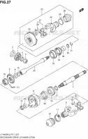 DRIVESHAFT (LT A400FL2 P24) for Suzuki KINGQUAD 400 2012