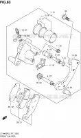 FRONT CALIPER for Suzuki KINGQUAD 400 2012