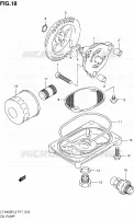 OIL PUMP for Suzuki KINGQUAD 400 2012