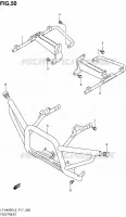 FOOTREST for Suzuki KINGQUAD 400 2013
