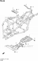 FRAME for Suzuki KINGQUAD 400 2013