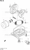 OIL PUMP for Suzuki KINGQUAD 400 2013