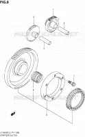 STARTER MOTOR CLUTCH for Suzuki KINGQUAD 400 2013