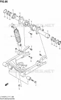 SWINGARM for Suzuki KINGQUAD 400 2013