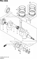 CRANKSHAFT for Suzuki KINGQUAD 400 2016
