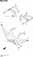 FOOTREST for Suzuki KINGQUAD 400 2016