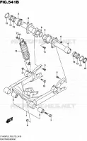 SWINGARM (LT A400FL6 P33) for Suzuki KINGQUAD 400 2016