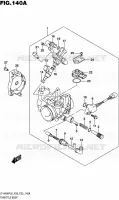 THROTTLE BODY for Suzuki KINGQUAD 400 2016