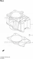 CYLINDER for Suzuki KINGQUAD 450 2010