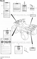 LABEL for Suzuki KINGQUAD 450 2010