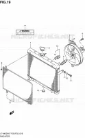 RADIATOR for Suzuki KINGQUAD 450 2010