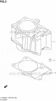 CYLINDER for Suzuki KINGQUAD 500 2011