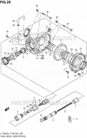 DRIVESHAFT (ARRIERE) for Suzuki KINGQUAD 500 2011