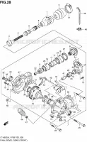 DRIVESHAFT (AVANT) for Suzuki KINGQUAD 500 2011