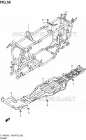 FRAME for Suzuki KINGQUAD 500 2011