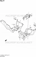 MUDGUARD for Suzuki KINGQUAD 500 2011