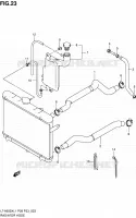 RADIATOR HOSE for Suzuki KINGQUAD 500 2011