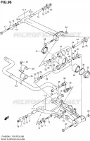 REAR SUSPENSION ARM for Suzuki KINGQUAD 500 2011