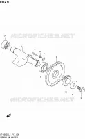 CRANK BALANCER for Suzuki KINGQUAD 500 2014