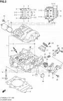 CYLINDER HEAD for Suzuki KINGQUAD 500 2014