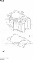 CYLINDER for Suzuki KINGQUAD 500 2014