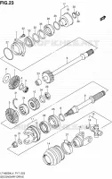 DRIVESHAFT for Suzuki KINGQUAD 500 2014